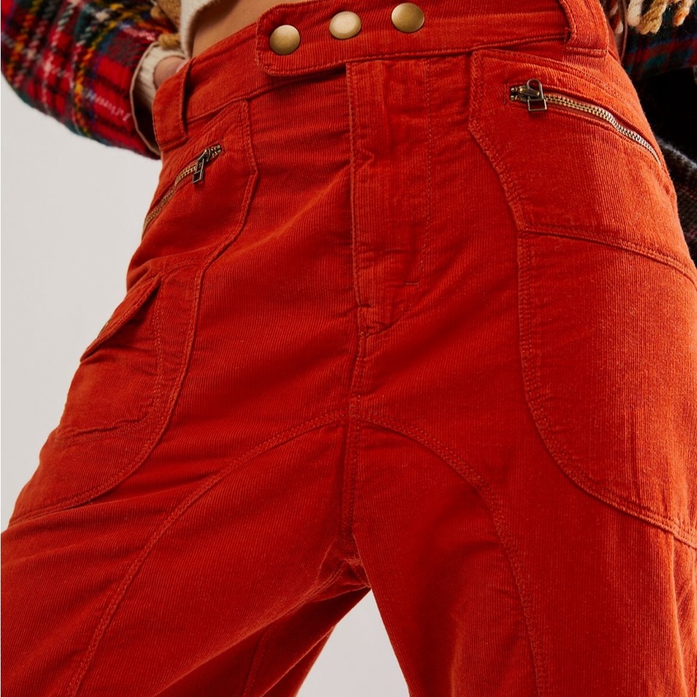 NEW! Free People High Gear Moto Corduroy Pants